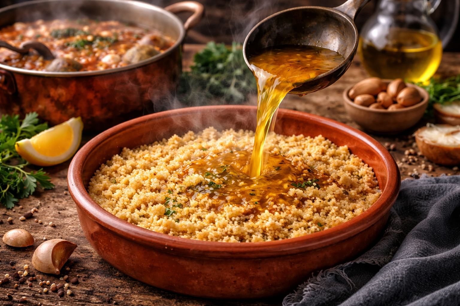 Il brodo di pesce: il segreto del vero cous cous alla trapanese