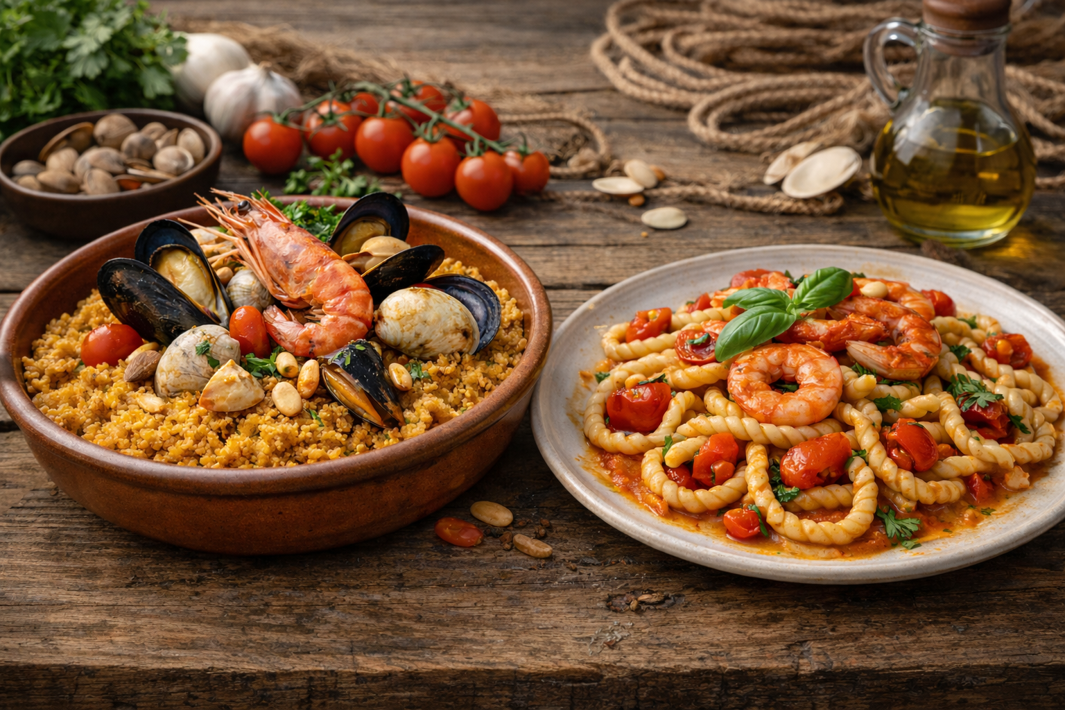 Cous cous e pasta di mare: due anime della cucina trapanese